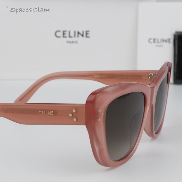 BRAND NEW Celine CL40199I 74K Peach Gradient Brown Butterfly Women Sunglasses - Picture 1 of 7